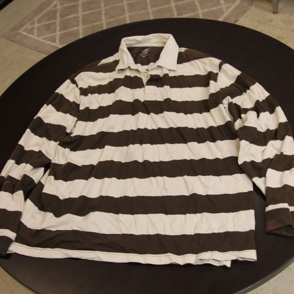 Long sleeve polo shirt